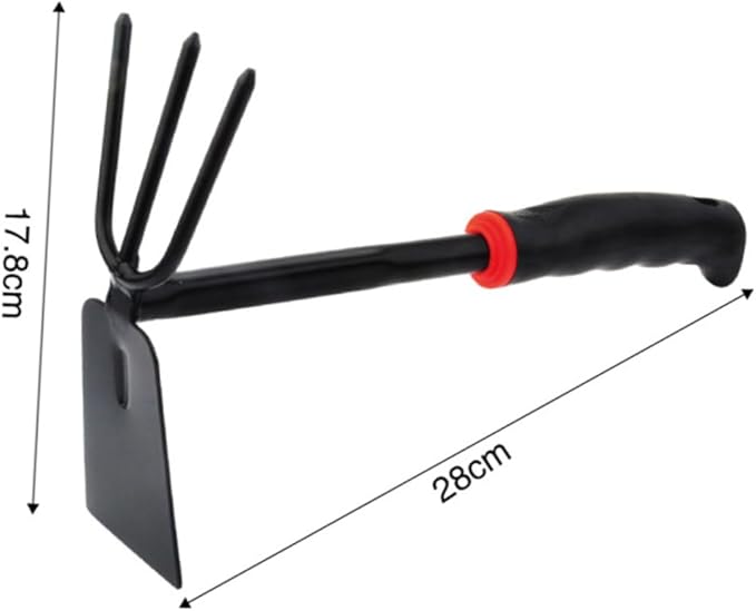 Kisangel 6pcs Garden Tool Shovel Rake Hoe Hoeing Rake Iron Garden Tool for Indoor Outdoor Weeding