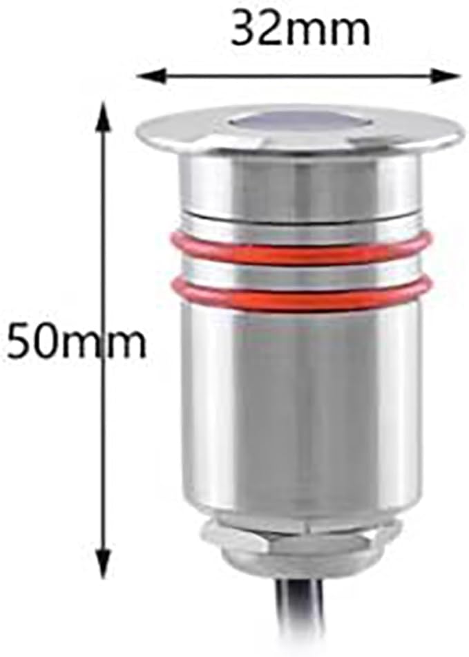 Mini Ground LED Lights - IP68 Waterproof Underwater Landscape Spotlights for Pool Stairs and Fountain - Easy Installation
