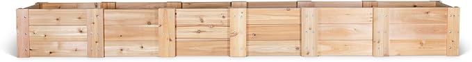 Infinite Cedar Premium Cedar Raised Garden Bed (2' x 12' x 16.5 H)