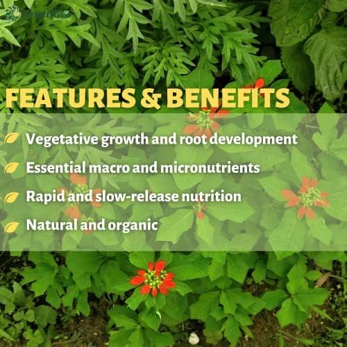 Pride Lands Veg Premium Organic Dry Top Dress Fertilizer for The Vegetative Cycle Bigger Buds and Healthier Plants with Our Complete Veg Food All Natural Safe for Plants You Consume 2 lb