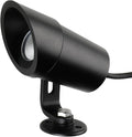 LED Landscape Spotlights 5W 12V-24V DC Anti-Glare Garden Lights IP67 Waterproof Outdoor Decorative LampsWarm White 3000K Black