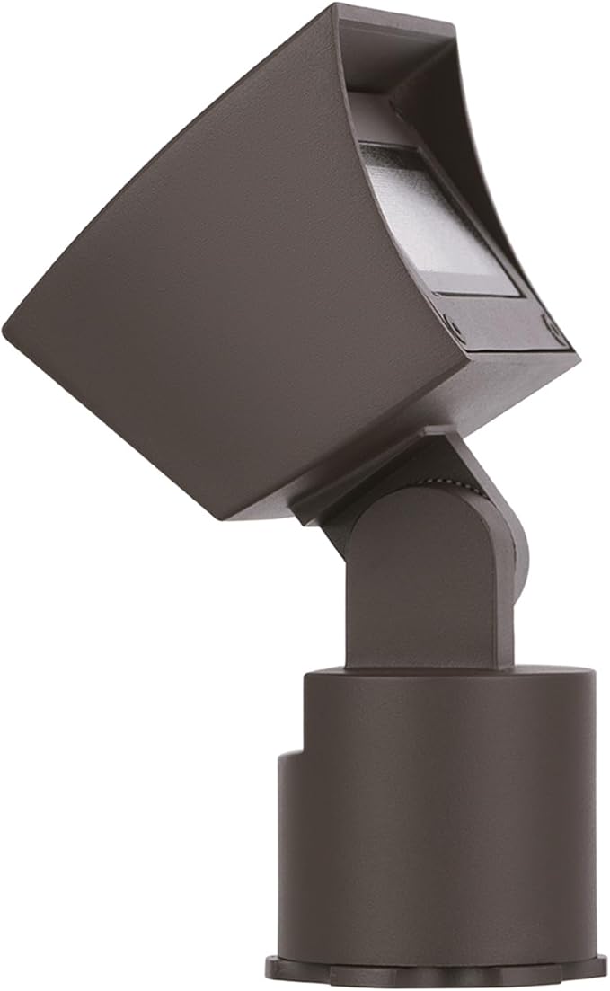 WAC Lighting LED Colorscaping Smart App Controllable Landscape Lighting with RGBWW Color Changing and Tunable White Wall Wash 16W Light in Bronze