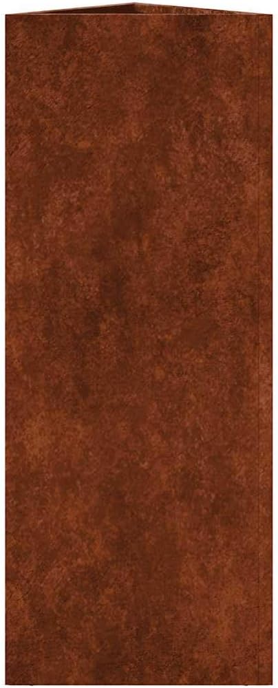 vidaXL Corten Steel Garden Raised Bed - Weather- Flower/Vegetable Planter for Outdoor Use - 11.8x10.2x29.5 y Finish