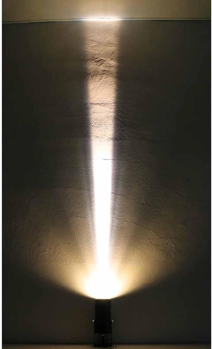 Narrow Beam Spotlight - Outdoor LED Spotlight Adjustable IP67 Waterproof Wall Wash Light For Building Facades Garden Flood Light With Long Throw Landscape Lighting Projection(Warm White 3000K10W(D