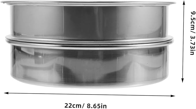 1 Set Stainless Steel Sprouting Kit with Lid Space Efficient Stackable Trays for Quick Sprouting of Alfalfa Broccoli and Beans for Home Commercial Use