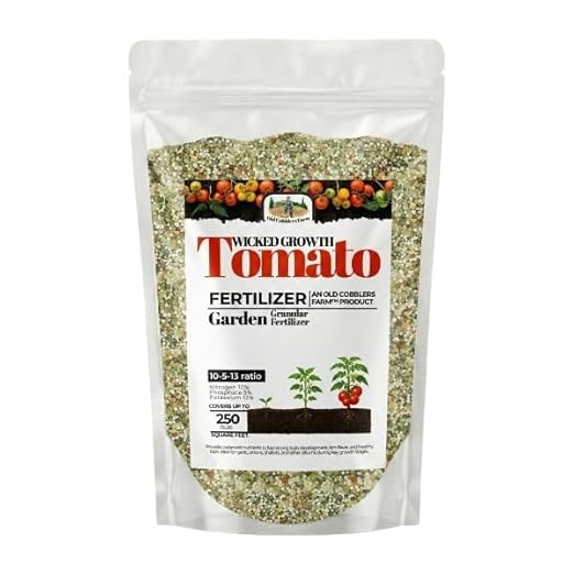 Old Cobblers Farm™ Wicked Growth Tomato Fertilizer– Prevents Blossom End Rot Boosts Fruit Flavor &amp Yield Plant Food for Heirloom Cherry &amp Beefsteak Tomatoes (5/10/15/20lbs) (20 lbs)