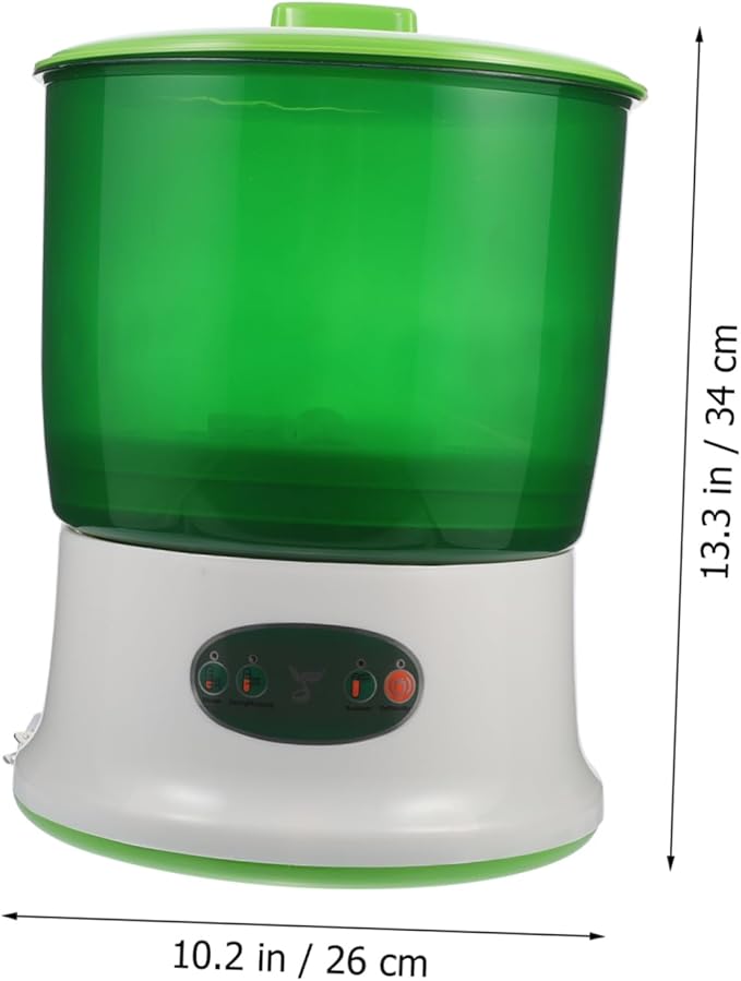 Intelligent Maker Automatic Household Sprouting Machine Temperature Control Water Circulation System and Capacity for Mung Bean and Soybean Germination Us