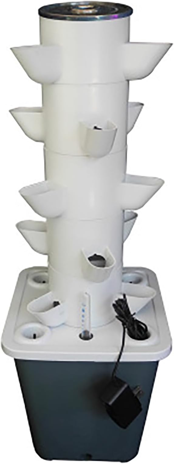 Hydroponics Growing System Large Herb Garden Lettuce Tomato Vegetable Herb Outdoor Indoor Vertical Garden with Pump System and Water Circulation