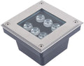 Outdoor Landscape Lights Square Buried Light IP66 Waterproof Embedded Garden Underground Light for Walkway Pathway Patio Step Deck Spotlight AC85-110V