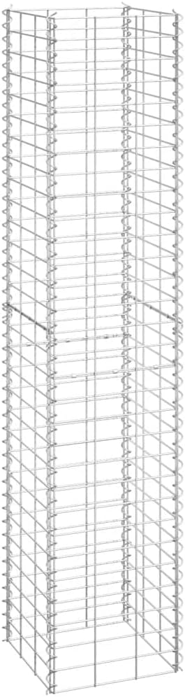 YAFF Gabion Raised Beds 3 pcs 11.8x11.8x59.1 Iron (37.07lbs)
