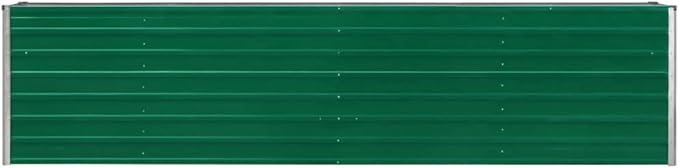 Raised Garden PlanterGarden BedGalvanized Raised Garden BedPlanter Raised bedsGalvanized PlanterBed 126x15.7x30.3 Galvanized Steel Green
