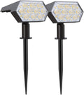 Solar Spot Lights Outdoor92 LED 3 Modes Solar Landscape SpotlightsSolar Powered Security Lights IP65 Waterproof Wall Lights for Walkway Yard Garden Drivewaywarm light4 pcs (Warm Light 8 pcs)
