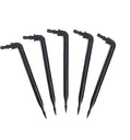 50-Pack 4 Inch Angled Drip Emitter Stake (FITS 1/4 &amp 1/8 TUBING) for Precise Watering &amp Irrigation Greenhouse Container Gardening Home Garden and Hydroponics Growing (50 4 Inch Long)