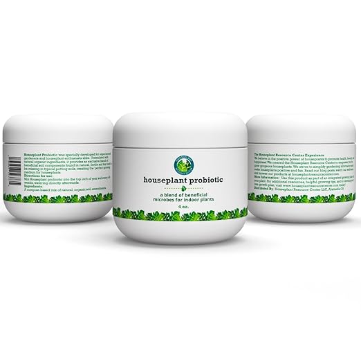 Houseplant Soil Conditioner &amp Probiotic – Organic Growth Booster (1-1-4) for Rejuvenating Tired Plants | Improves Soil Structure &amp Nutrient Availability for Stronger Roots &amp Fuller Leaves