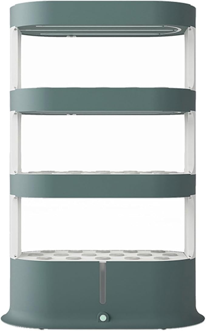 Hydroponics Growing System Indoor Hydroponic Grow Tower Hydroponics Tower with Remote Control with Auto Timer and Grow Light for Herbs Plants Vegetables Fruit(Green105cm/41in)