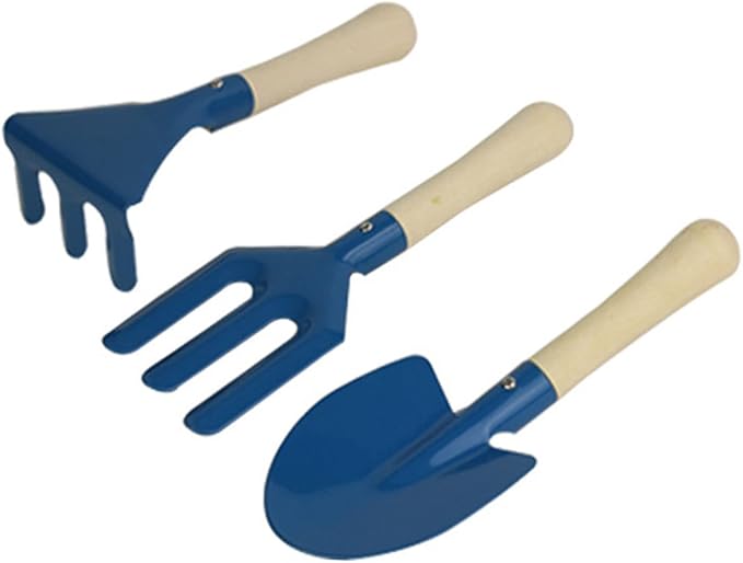 Garden Tools Garden Tool SetDuty Gardening Supplies Multifunctional Portable Outdoor Gardening Hand Tools(Blue)