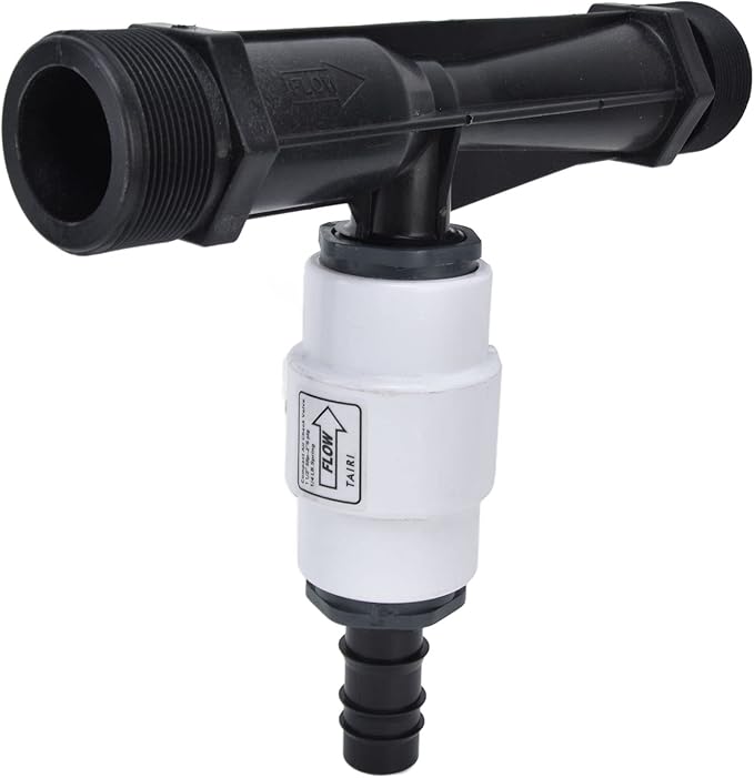 G2 External Thread Venturi Fertilizer with Check Valve Agriculture Fertilizer Injector Irrigation Tool for Garden
