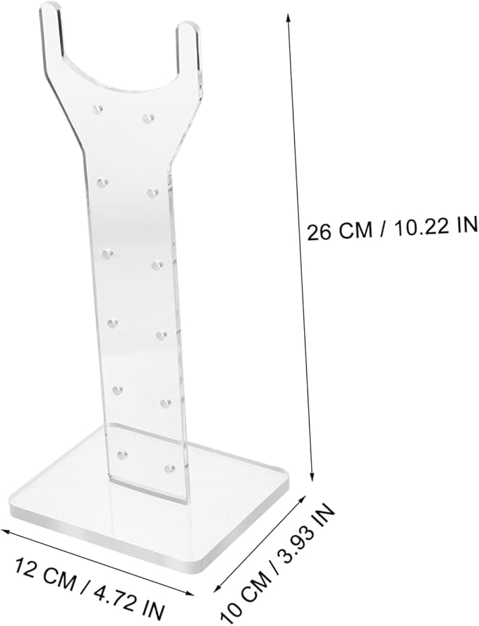 Vertical Stand for Grow Lights Adjustable Indoor Plant Light Rack Detachable Base Acrylic Support for Succulents and Greenhouse Use