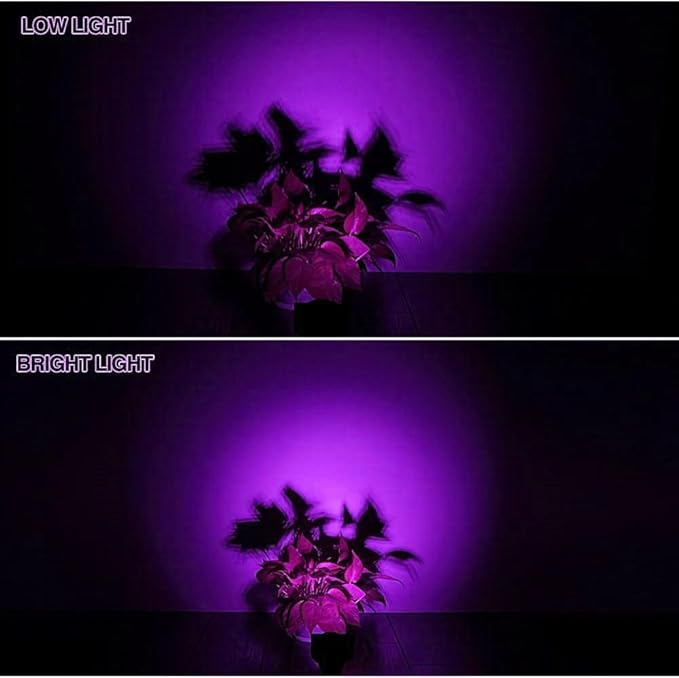 Solar Landscape Lights 7 LED Solar Spotlights 2 in 1 Security Light Solar Lights Outdoor Waterproof for TreePatioYard (Purple)