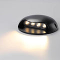 LED Landscape Lights - Outdoor Buried Lights Warm White AC 220V Ground Spotlight IP67 Waterproof Walkway Light Stair Step Light No Need to Drill Holes Wall Light Easy Installation