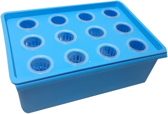 Hydroponic Grower Box Hydroponic System Growing Box 12 Holes Sturdy Practical Hydroponic System Planting Container for Indoor