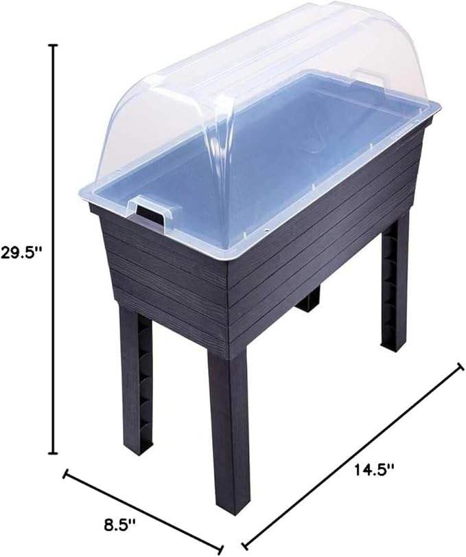 Exaco 645141 Balcony Planter Protective Cover Raised Bed Clear