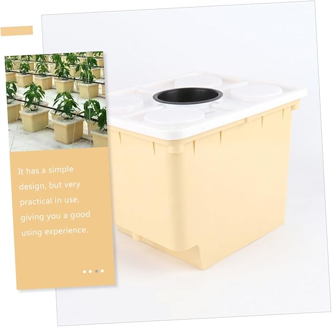 Greenhouse Hydroponic Planting Bucket for Soilless Cultivation Versatile Vegetable and Fruit Growing System Simple Installation and Practical Design