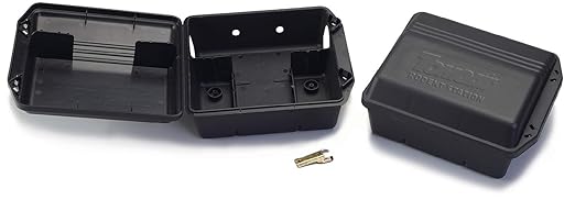 Tomcat Rodent Station Each Box Includes 1 Rodent Station with 4 Bait Securing Rods and 1 Security Key Use Indoors or Outdoors 2-Pack
