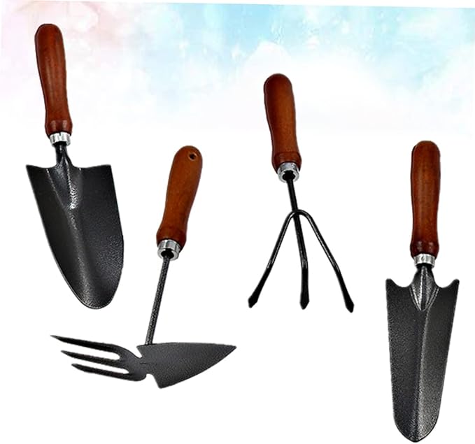 BESPORTBLE 12pcs Mini Garden Tools Set Sturdy Iron Spade and Handle Shovel for Planting Cultivating and Weeding for Gardening Enthusiasts