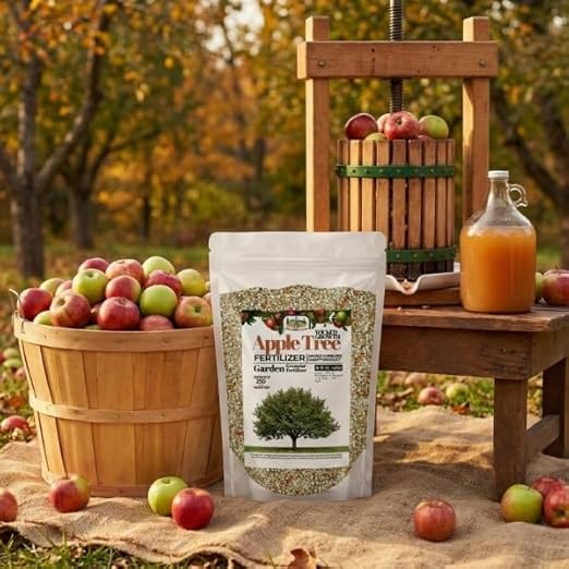 Old Cobblers Farm™ Wicked Growth Apple Tree Fertilizer - Boost Fruit Yield &amp Tree Health Enhanced with Nutrients for Lush Growth (5 lbs | 10 lbs | 15 lbs | 20 lbs) (5lbs)