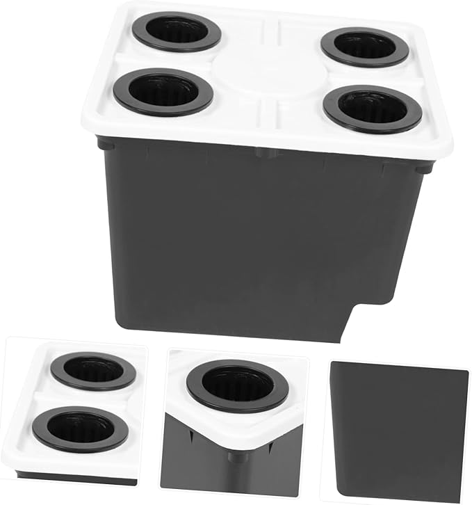 Hydroponic Growing System Bucket Soilless Cultivation Barrel for Greenhouse Hydroponic Grow Bucket Plastic Easy Maintenance