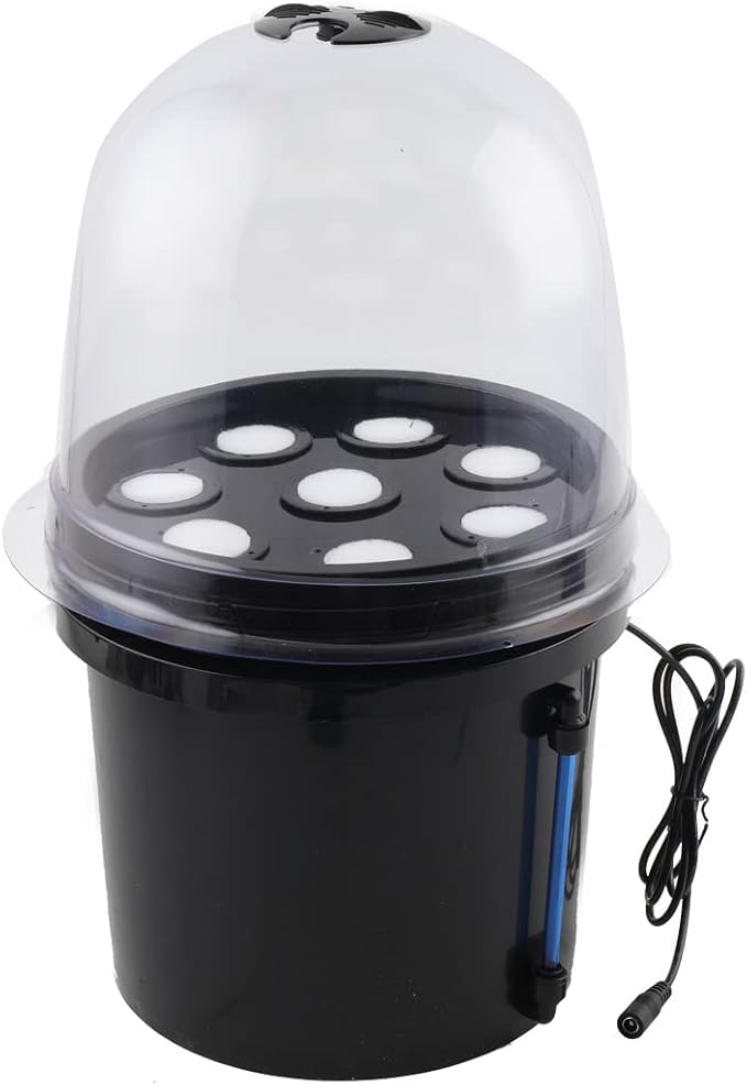 CYJZWOH Plant Nursery Pots with Humidity Dome Soft Transparent Plastic Gardening Pot Hydroponic Growing Kit Planting Containers Cups Planter Small Starter Seed for Seedling