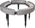 Aluminium Trees Floodlights IP65 Weatherproofwith Ground Plugfor Courtyards(Green Light5 Sets)