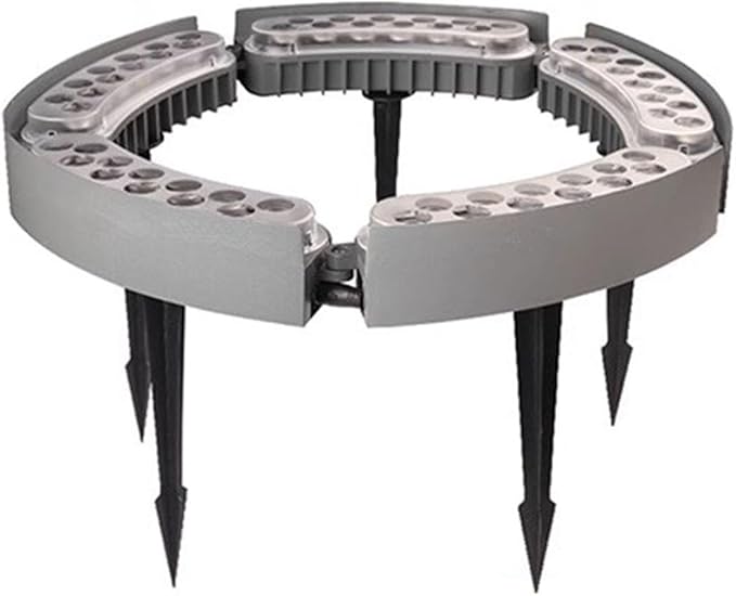 Aluminium Trees Floodlights IP65 Weatherproofwith Ground Plugfor Courtyards(Green Light5 Sets)