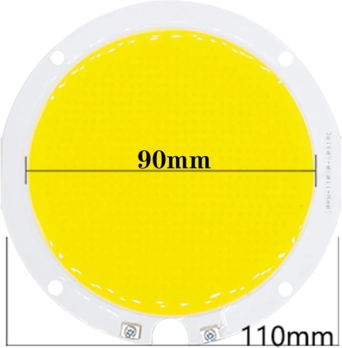 LED Chip 300W RA≥95 DC30-34V 9000mA Round COB Smart IC 110MM for Outdoor and Indoor Spotlight Plant Lighting DIY Special
