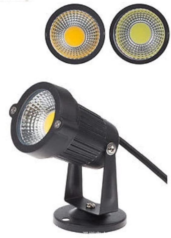 YSJX Lights Pack of 10 LED Spotlight Landscape Lamps AC85-265V 3w/5w Ground Tree Spotlight Light with Rod Household Bulbs(Warm White3W B)