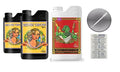 Advanced Nutrients Sensi Grow A and B 4 Liter with Bud Ignitor 4 Liter Bundle and Conversion Chart and 3mL Pipette