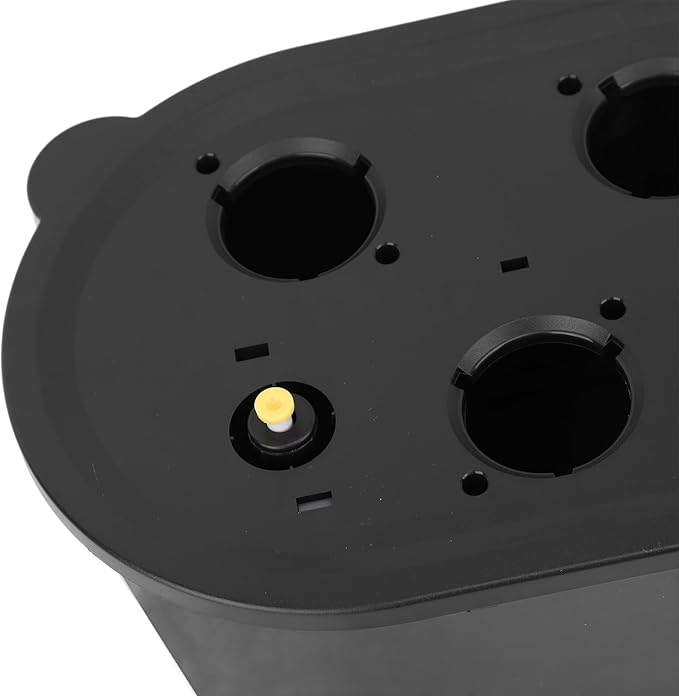 Hydroponics Growing System 7 Pods Indoor Garden with LED Grow Light Pump System Automatic Timer for Home Kitchen Vegetable Gardening (Black)