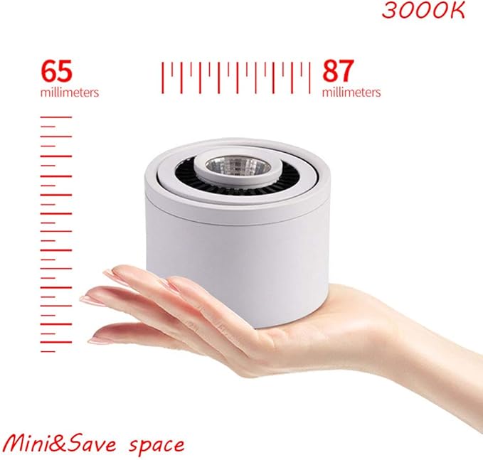 Remote Control Spotlight with Smart Plug Timer Uplight 7W COB LED Dimmable Floor Mounted Wall Accent Lamp Black Foot Pedal Switch Cord Flexibly Rotatable Rotating Decorative for Plants