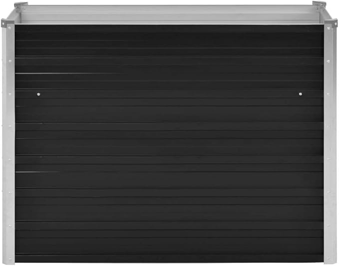 Garden Raised Bed Anthracite 139.4x15.7x30.3 Galvanised Steel