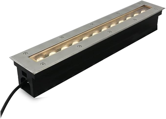 LED Landscape Lights - Outdoor Buried Lights 220V Rectangle LED Embedded Buried Lamp(Red220V(18W))