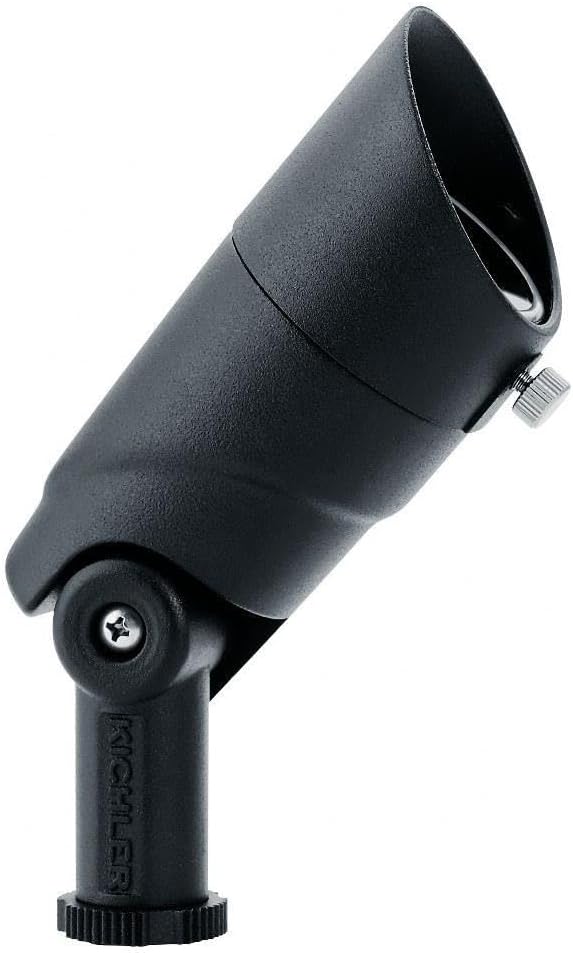Kichler 16017BKT27 Transitional One Light Accent from Landscape LED Collection in Black Finish 4.50 inches
