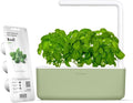 Click &amp Grow Indoor Herb Garden Kit with Grow Light | Smart Garden for Home Kitchen Windowsill | Easier Than Hydroponics Growing System | Vegetable Gardening Starter (3 Basil Pods Included) Sage