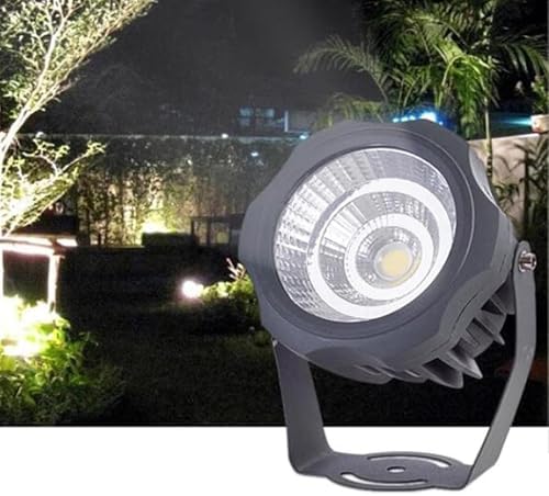 Outdoor Landscape Spotlights Rotation LED Beam Spotlight Ground LED Landscape Lamp IP65 Waterproof Outdoor Buried Lights 220V Adjustable COB Tree Spotlights for Wall