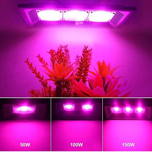Fengyan Landscape lights LED Grow Light 50W 100W 150W AC 220V LED Lamp PhytoLamp For Plants Flower Seeding IP65 Waterproof Full Spectrum Plants Lamp LED Street Lamp ( Emitting Color : 220V 50W )