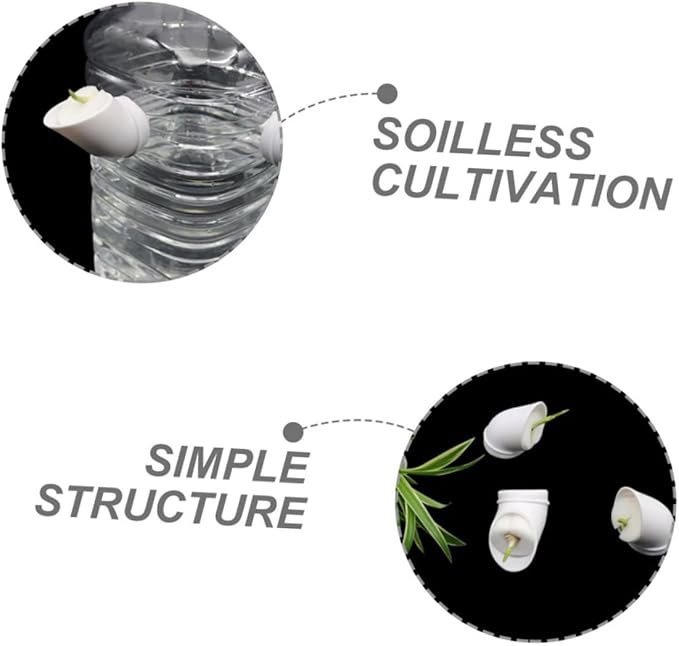 Happyyami Hydroponic Planting Sponge Cups Durable Plant Cups with Hydroponics Compatibility for Vegetables and Orchids Gardening