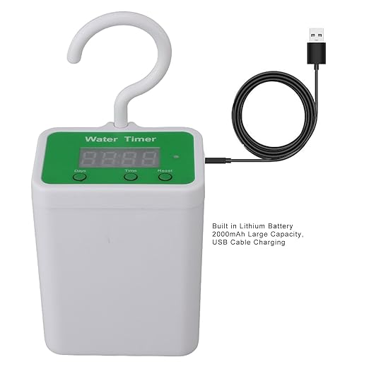 Smart Plant Waterer Automatic Drip Irrigation Kit USB Rechargeable Plant Self Watering System with Timer Ideal for Potted Indoor Plants Succulents Flowers Vegetables