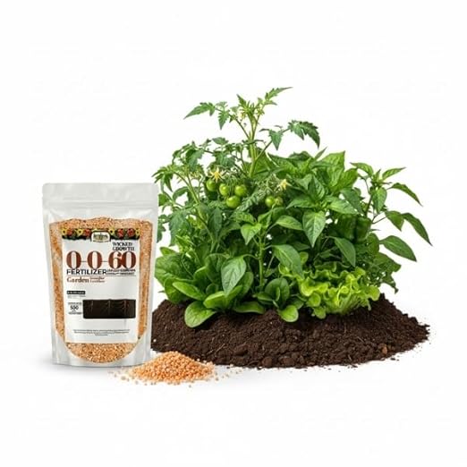 Old Cobblers Farm™ Wicked Growth 0-0-60 Fertilizer - Potassium - Strengthens Roots Boosts Resilience &amp Promotes Lush Growth (5 lbs | 10 lbs | 15 lbs | 20 lbs) (20 lbs)