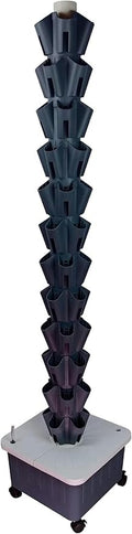 Hydroponics Growing System Tower Hydroponics Growing Tower Planter for Herbs Fruits &amp Vegetables 5 Plants Per Layer 8/10/12 Layer 0828