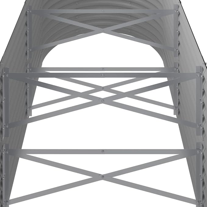 Garden Raised Bed Powder-Coated Steel 88.2x31.5x26.8 AnthraciteWeight:31.7lbs318956